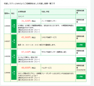 引越しラクっとナビ